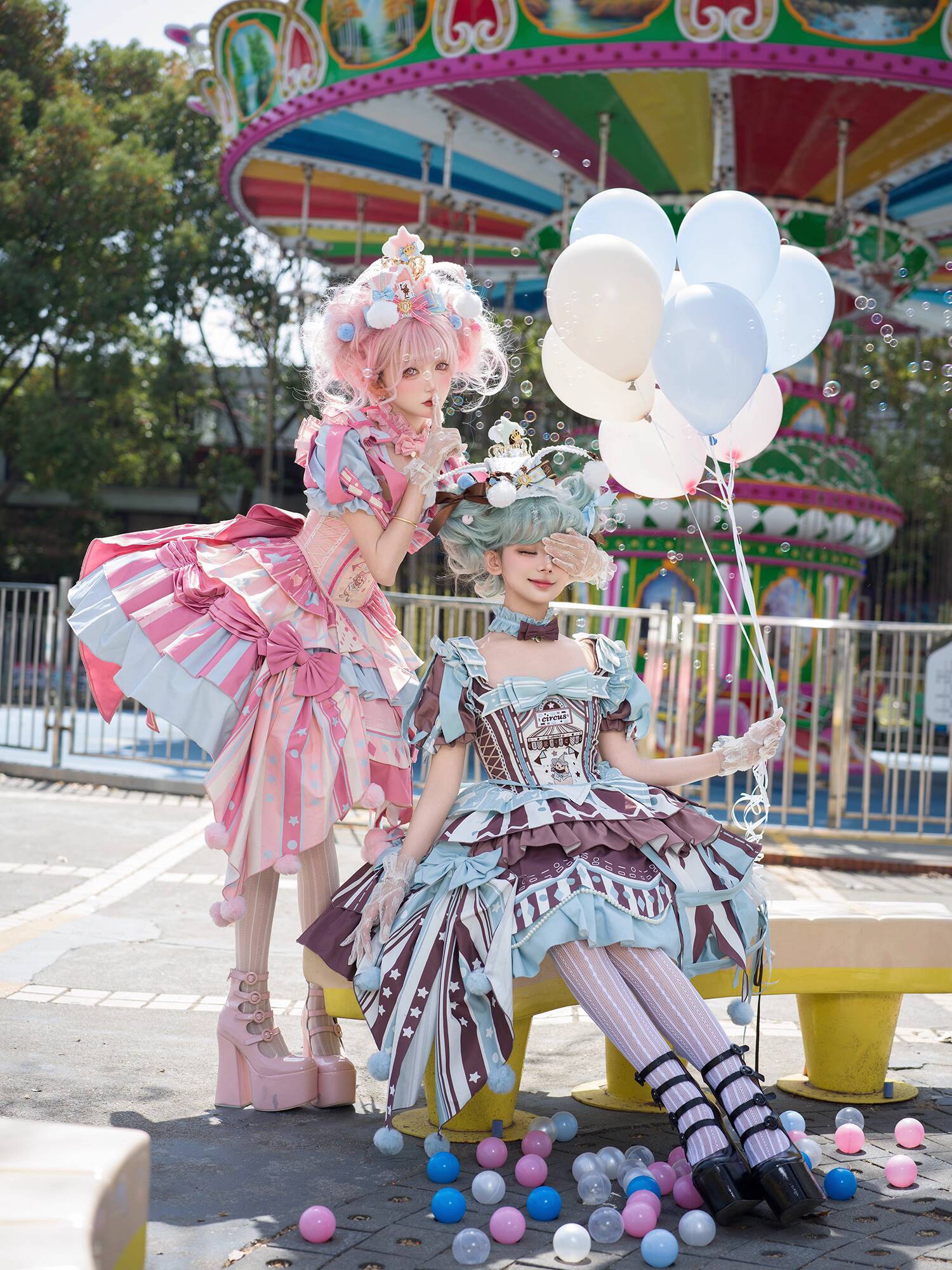 Anime Cosplay Lolita - 뉴 피에스타 카니발 할로윈 코스프레 서커스