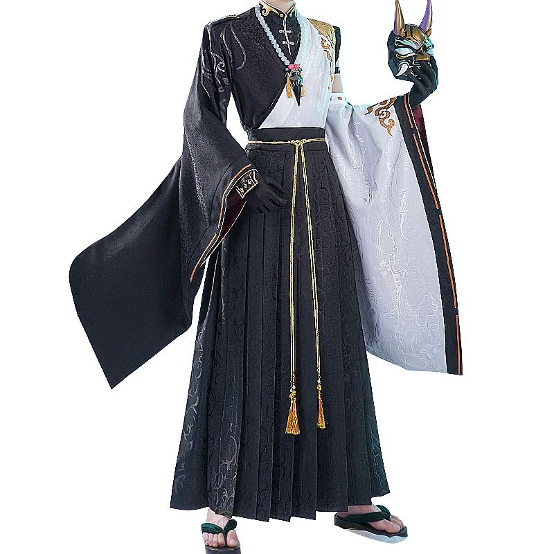 Anime Cosplay Clothes - 할로윈 XIAO 의상 게임 Genshin Impact