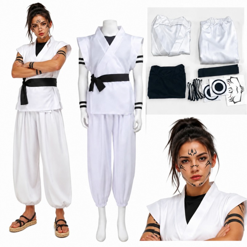 Anime Cosplay Jujutsu - 리오멘 스쿠나 코스프레 의상 주술회전 애니메이션