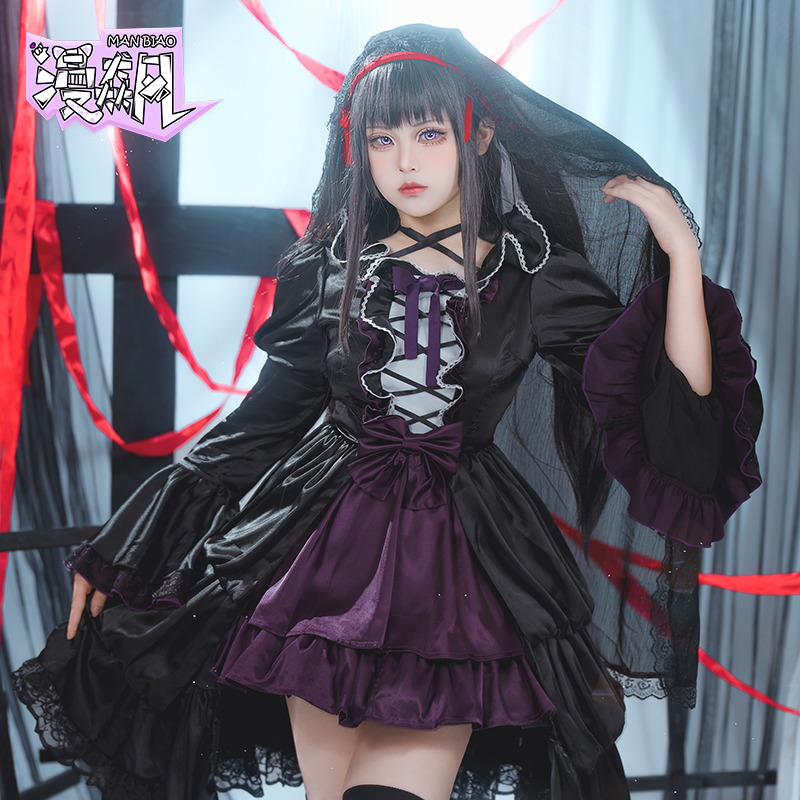 Anime Cosplay For Halloween - 아케미 호무라 코스프레 의상 마법소녀 마도카