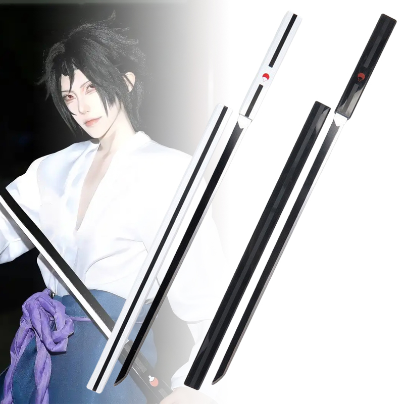 Anime Cosplay Real - 40인치 우치하 사스케 카타나 나무 쿠사나기