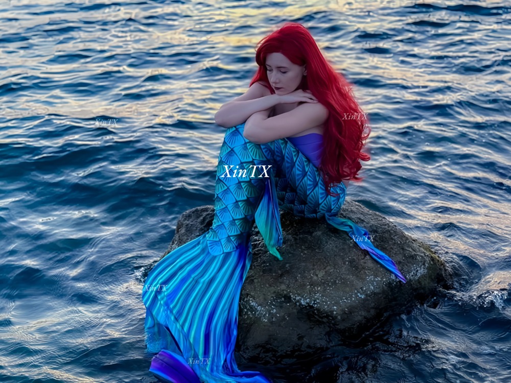 핫! 성인용 인어 꼬리 수영복 수영 소녀 코스프레 의상 - Anime Cosplay Girl Photo 리뷰 및 가격