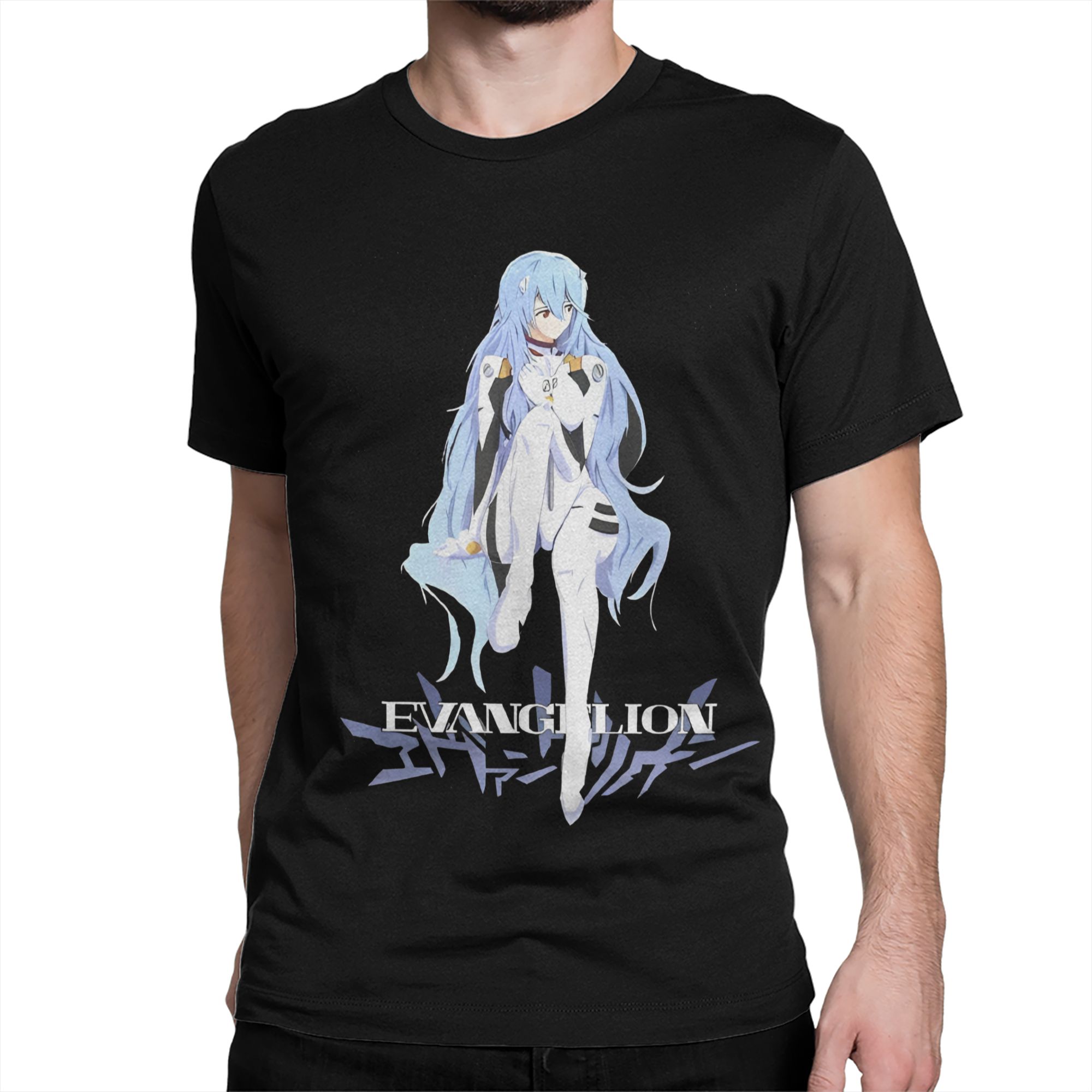 EVA 레이 아야나미 남녀공용 티셔츠 애니메이션 만화  - Anime Cosplay Ideas Male 리뷰 및 가격