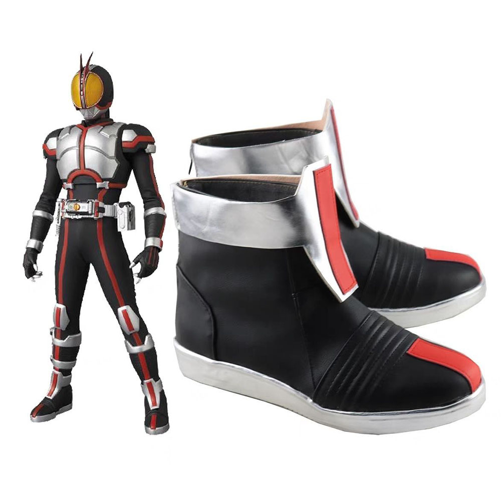 할로윈 가면라이더 555 파이즈 코스프레 앵클 부츠 블 - Anime Cosplay Kamen Rider 리뷰 및 가격