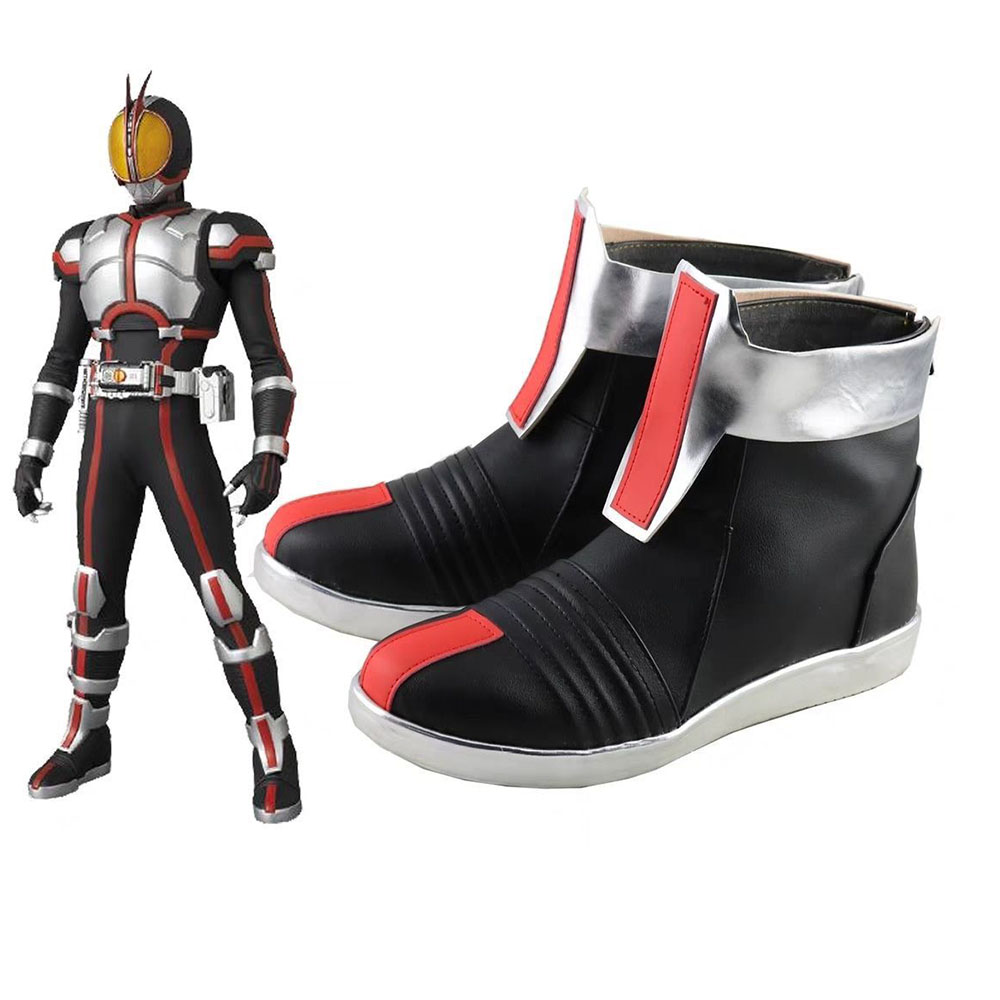 할로윈 가면라이더 555 파이즈 코스프레 앵클 부츠 블 - Anime Cosplay Kamen Rider 리뷰 및 가격