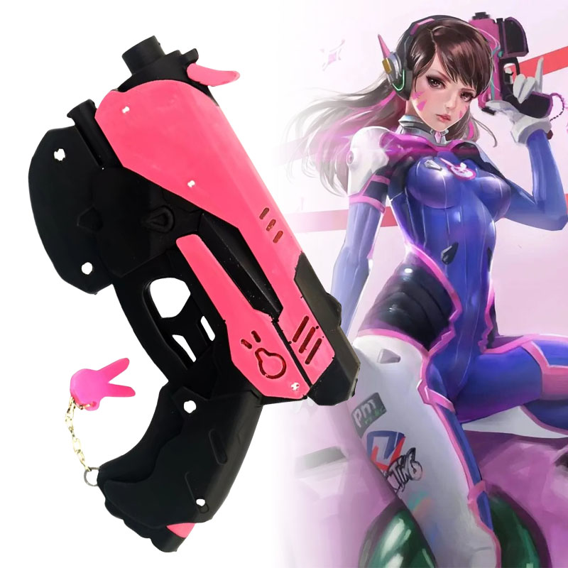 실제 크기 D.Va 권총 무기, 하나 송 오버워치 코스 - Anime Cosplay Real 리뷰 및 가격