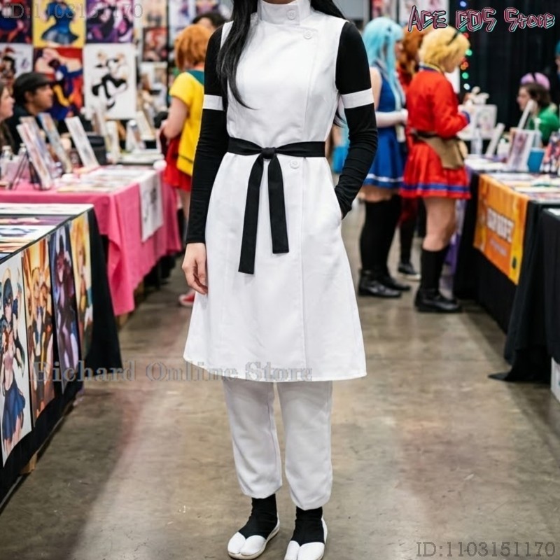 JJK Yuka Okkozsusu 의상 – 긴 흰색 드 - Cosplay Anime Jjk 리뷰 및 가격