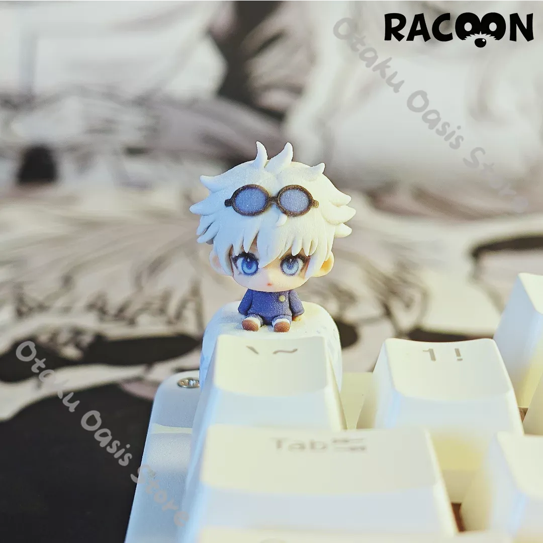 주술회전 	 고죠 사토루 코스프레 키보드 키캡, 컴퓨터 - Anime Cosplay Jujutsu 리뷰 및 가격