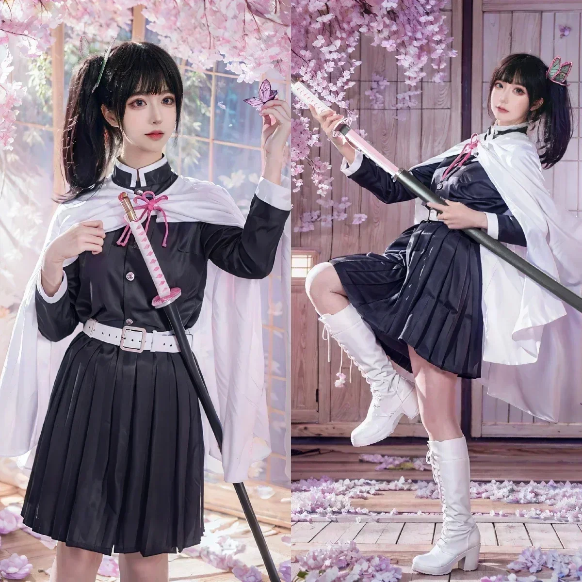 할로윈 츠유리 카나오 코스프레 의상 성인 아동 애니메이 - Demon Slayer Haori 리뷰 및 가격