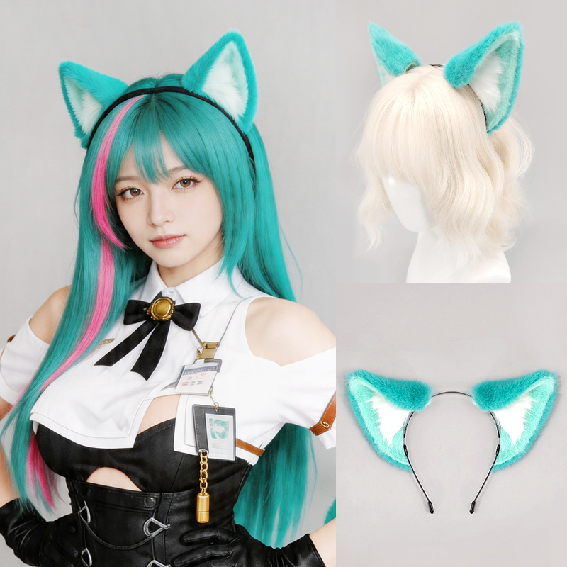 수제 나날리 민트 고양이 귀 머리띠 고양이 소녀 귀 & - Cosplay Anime Expo 리뷰 및 가격