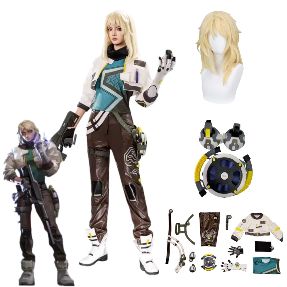 데드락 코스프레 의상 소품 발로란트 데드락 의상 복장  - Anime Cosplay Clothes 리뷰 및 가격