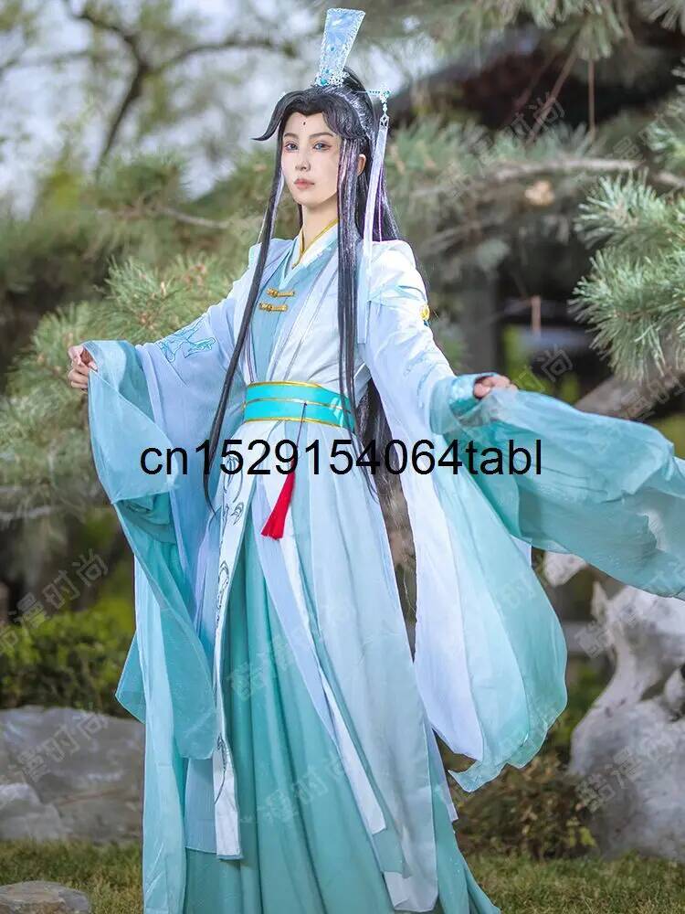 신상 텐관시푸 풍시 청선 코스프레 의상 한복 세트 천상 - Anime Cosplay For Halloween 리뷰 및 가격