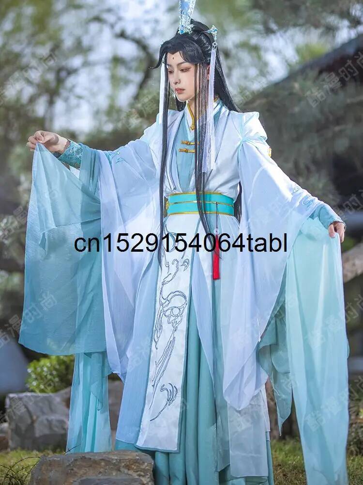 신상 텐관시푸 풍시 청선 코스프레 의상 한복 세트 천상 - Anime Cosplay For Halloween 리뷰 및 가격