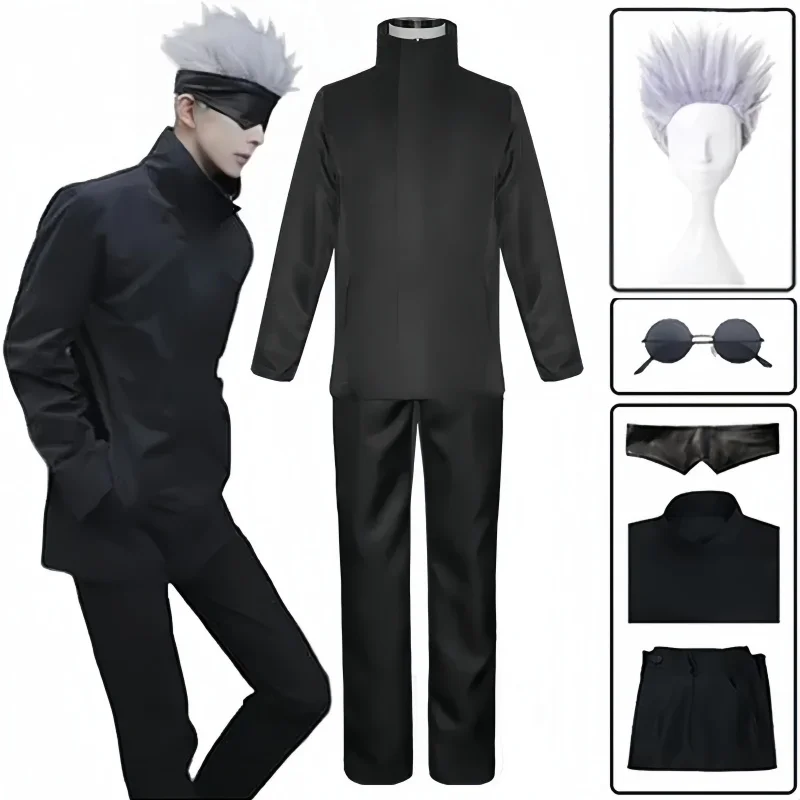 애니메이션 Jujutsu Satoru Gojo 코스프레 - Anime Cosplay Jujutsu 리뷰 및 가격