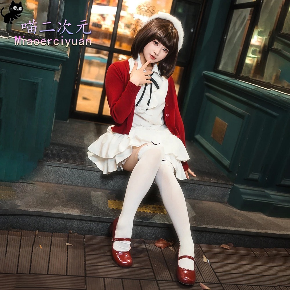 메구미 카토 데이트 드레스 코스프레 의상 풀세트 애니메 - Cosplay Anime Expo 리뷰 및 가격